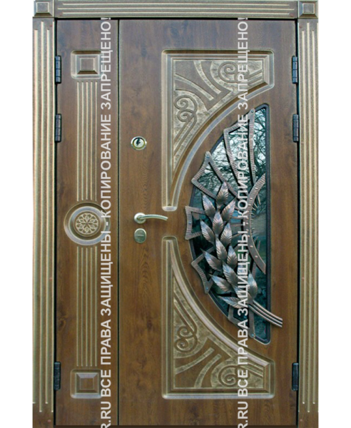 Дверь металлическая уличная входная МДФ 2037 Дверь металлическая уличная входная МДФ 2037