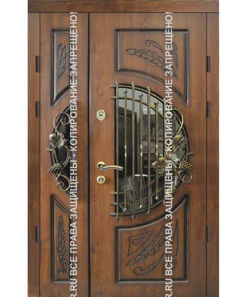 Дверь железная входная уличная МДФ 2035 Дверь железная входная уличная МДФ 2035
