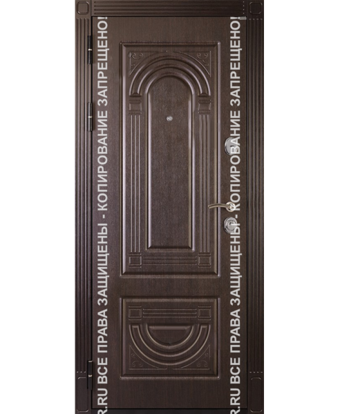 Железная утеплённая дверь МДФ/МДФ 3139 Железная утеплённая дверь МДФ/МДФ 3139